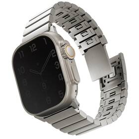 Řemínek Uniq Strova Mag na Apple Watch 42/44/45/49mm titanium

