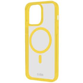 Kryt na mobil SBS Mag Frame s MagSafe na Apple iPhone 15 Pro žlutý

