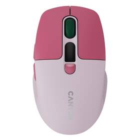 Myš Canyon MW-26 LCD Silent Dual Mode růžová

