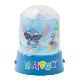 Dekorativní LED Paladone Stitch, projekční světlo modrá/průhledná

