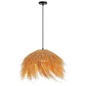 Závěsné svítidlo IMMAX BOHO NATURALEZA, D55cm, E27, přírodní ratan černé/hnědé


