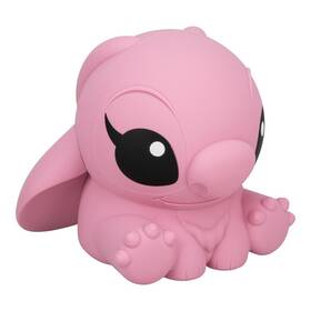 Dekorativní LED Paladone Angel světlo SquishyGlo silikonové černé/růžové

