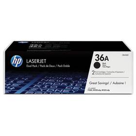 Toner HP 36A, 2x 2 000 stran, 2-pack černý

