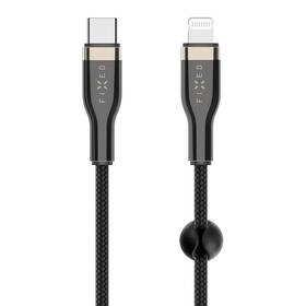 Kabel FIXED USB-C/Lightning s podporou PD, MFi, 2m černý

