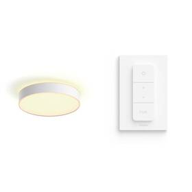 Stropní svítidlo Philips Enrave M - bílé + Ovladač Philips Hue Dimmer Switch V2 

