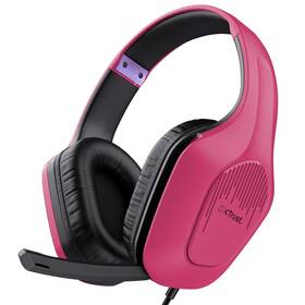 Headset Trust GXT 415P Zirox růžový

