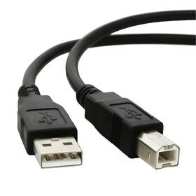 Kabel AQ USB B - USB 2.0 A M/M, 5 m 

