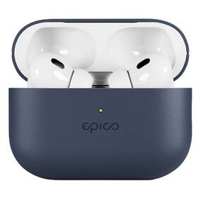 Pouzdro Epico Leather pro Apple AirPods Pro 2 modré

