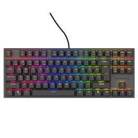 Klávesnice Genesis THOR 303 TKL, RGB, Outemu Peach Silent, US layout černá barva

