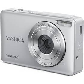 Digitální fotoaparát Yashica DigiPix 100 stříbrný

