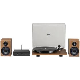 Gramofon Pro-Ject STEREO SET E1 PHONO hnědý

