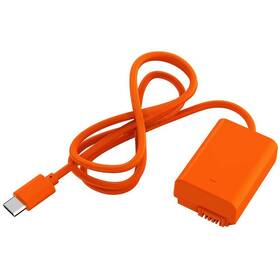 Baterie Rollei USB-C Dummy Battery NP-FW50 (Sony) oranžová


