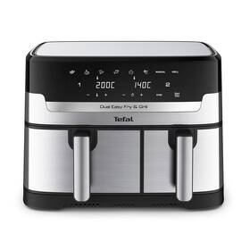 Fritéza horkovzdušná Tefal EY905D10 Dual Easy Fry & Grill 5,2 l + 3,1 l 

