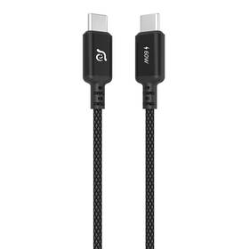 Kabel ADAM Elements CASA S120 USB-C/USB-C 60W, 1,2 m černý

