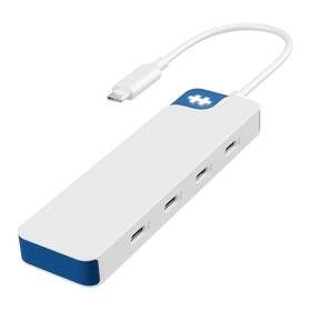 USB Hub HyperDrive Flex 4 Port USB-C bílý/modrý

