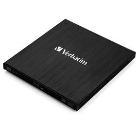 Externí Blu-ray vypalovačka Verbatim Slimline USB 3.2 černá

