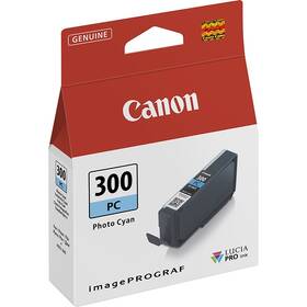 Inkoustová náplň Canon PFI-300, 14,4 ml, foto azurová 

