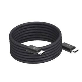 Kabel Celly magnetický USB-C/USB-C, 60 W, 2 m černý

