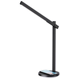 Stolní lampička IMMAX LED BEAM, Qi nabíjení 18W černá

