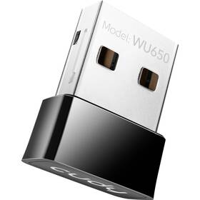 Wi-Fi adaptér Cudy WU650 AC650 Wi-Fi USB černá barva
