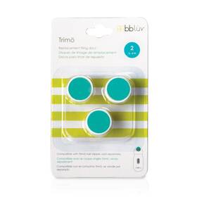 Náhradní hlavice do elektrického pilníku BBLÜV Trimö, 3-6 měsíců, (3 ks) tyrkysová

