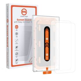 Tvrzené sklo Mobile Origin Orange Screen Guard na Apple iPhone 15 Pro Max/15 Plus s aplikátorem (2 ks) 

