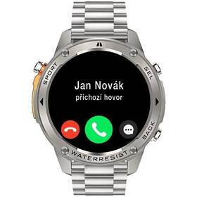 Chytré hodinky Aligator Watch GPS stříbrné

