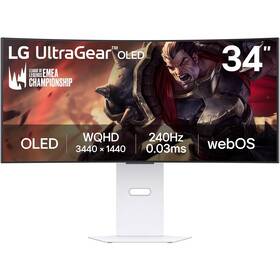 Herní monitor LG UltraGear 34GX90SA-W černý/bílý

