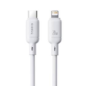 Kabel Baseus Silky USB-C/Lightning, 20W, 1m bílý

