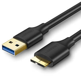 Kabel UGREEN USB 3.0/Micro USB 3.0, 1m černý

