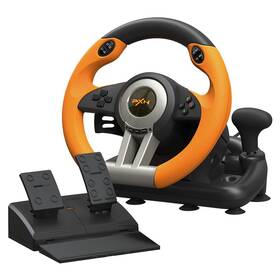 Volant PXN V3PRO Bundle, PC, Switch, PS3/4, Xbox One/X/S series černý/oranžový

