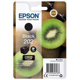Inkoustová náplň Epson 202, 250 stran černá

