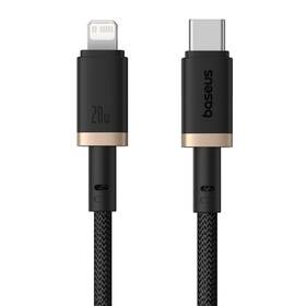 Kabel Baseus Dura USB-C/Lightning, 20W, 2m černý/zlatý

