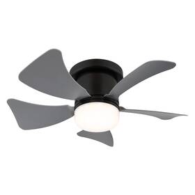 Stropní svítidlo GLOBO HINES 03609A, s ventilátorem černé

