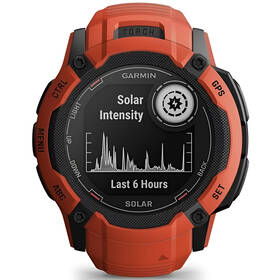 Chytré hodinky Garmin Instinct 2X Solar - Flame Red 

