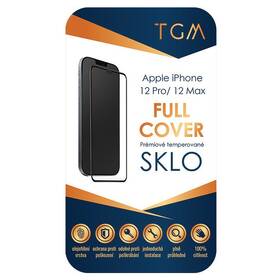 Tvrzené sklo TGM Full Cover na Apple iPhone 12/12 Pro černé

