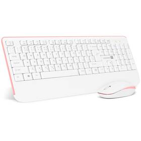 Klávesnice s myší Connect IT Combo CKM-7801-CS, CZ/SK bílá barva

