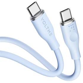 Kabel Voltme Powerlink Moss Series USB-C/USB-C, CTC 3A/60W 1m modrý

