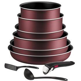 Sada nádobí Tefal L7248902, 9 ks vínová

