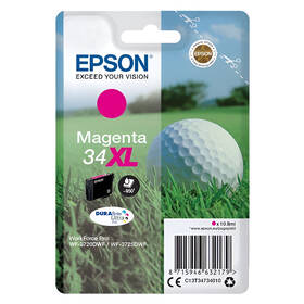 Inkoustová náplň Epson 34XL, 950 stran purpurová

