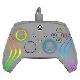 Gamepad Turtle Beach Afterglow Wave RGB - XBOX Series X/S, XBOX One, PC šedý

