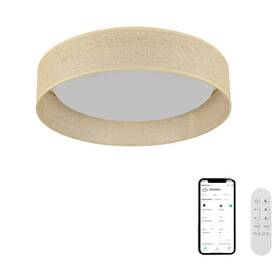 Stropní svítidlo IMMAX NEO LITE LONA, 36W, CCT, Wi-Fi, TUYA, BEACON, prům. 45,5cm béžové

