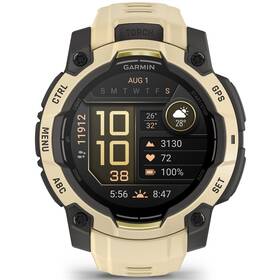 Chytré hodinky Garmin Instinct 3 - 45 mm AMOLED krémové

