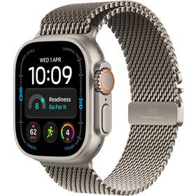 Chytré hodinky Apple GPS + Cellular 49 mm přírodní titan, přírodní titanový milánský tah - L 

