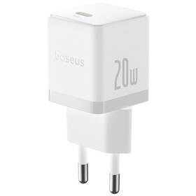 Nabíječka do sítě Baseus Palm 20W USB-C PD QC 3.0 bílá

