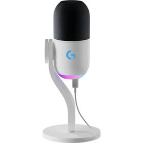 Mikrofon Logitech Yeti GX RGB s LIGHTSYNC bílý


