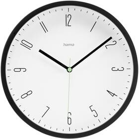 Nástěnné hodiny Hama Capri černé

