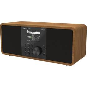 Internetový radiopřijímač s DAB+ Telestar TOP 250 černý/hnědý

