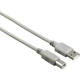 Kabel Hama USB 2.0 typ A-B, 3 m šedý

