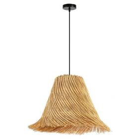 Závěsné svítidlo IMMAX BOHO NATURALEZA, D45cm, E27, přírodní ratan černé/hnědé

